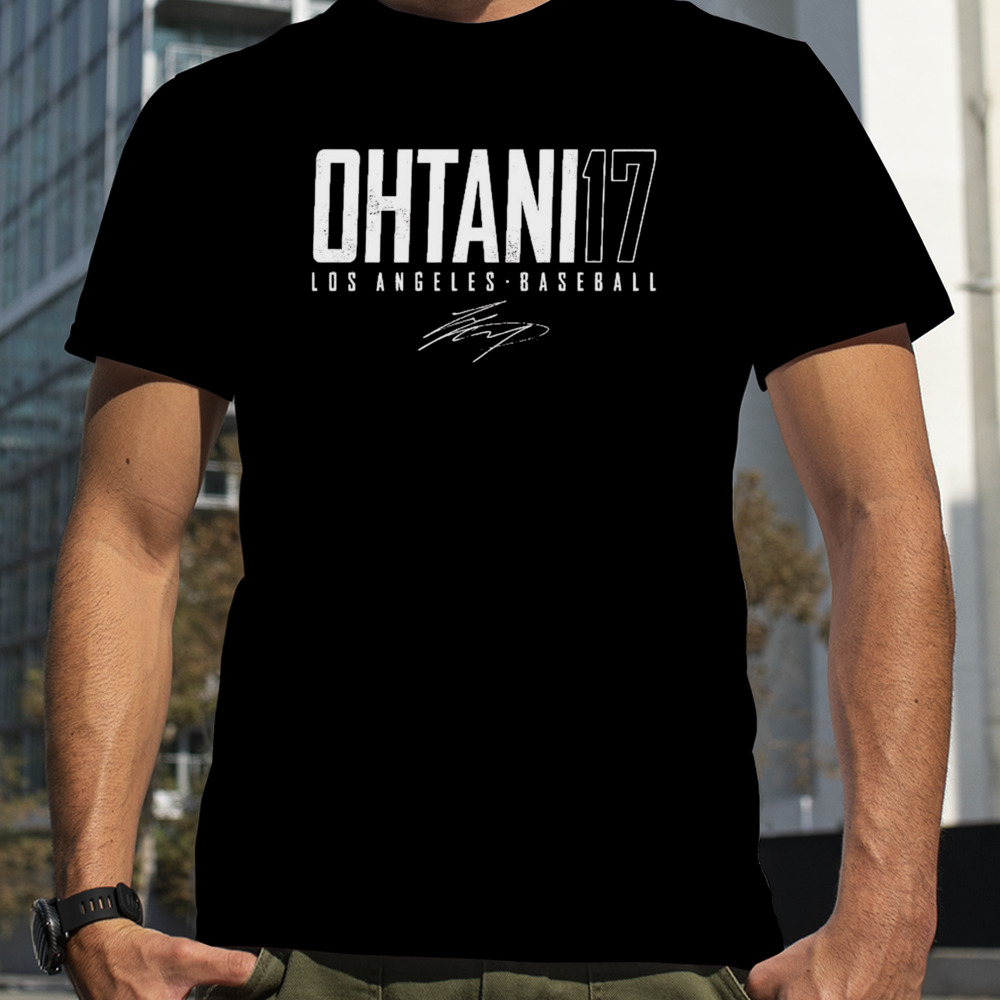 Ohtani17 Shohei Ohtani Los Angeles Angels elite signature shirt