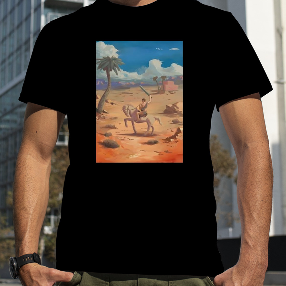 Poster The man who sworded painting shirt