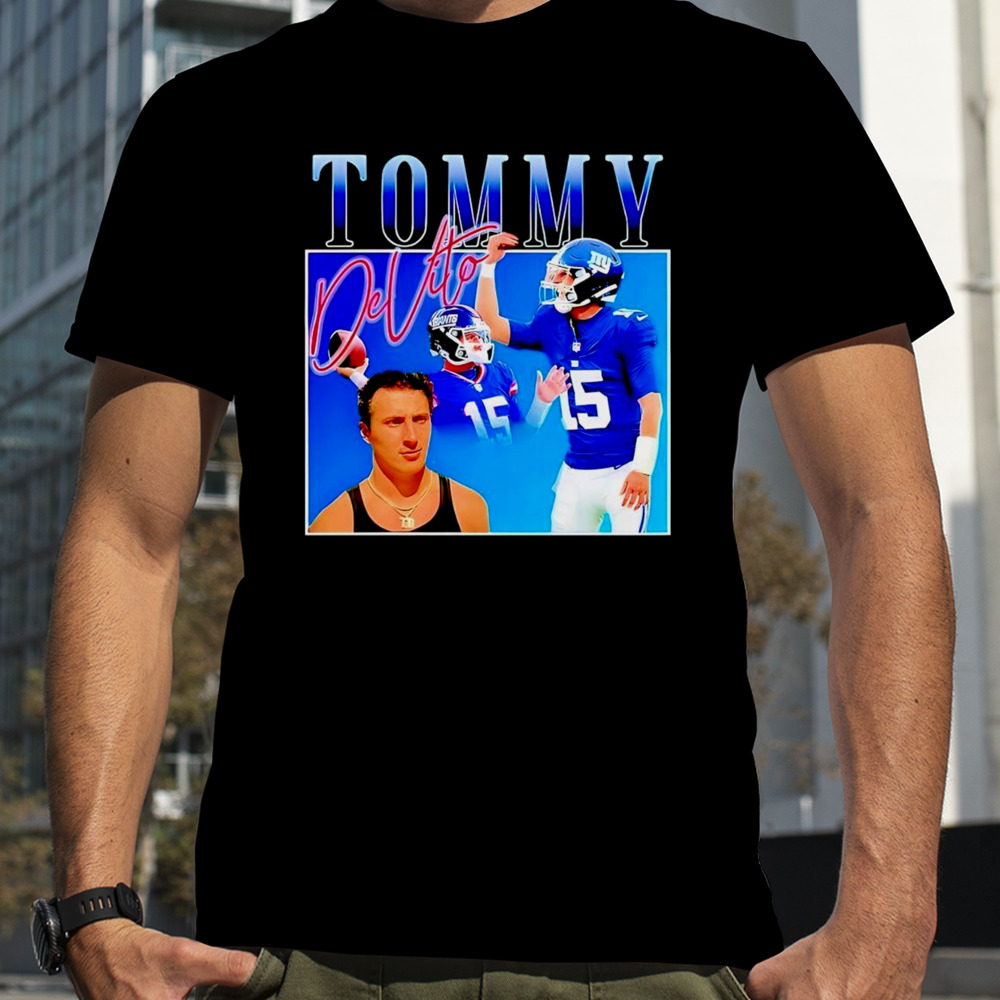 Tommy Cutlets New York Giants football pinched fingers hand funny shirt