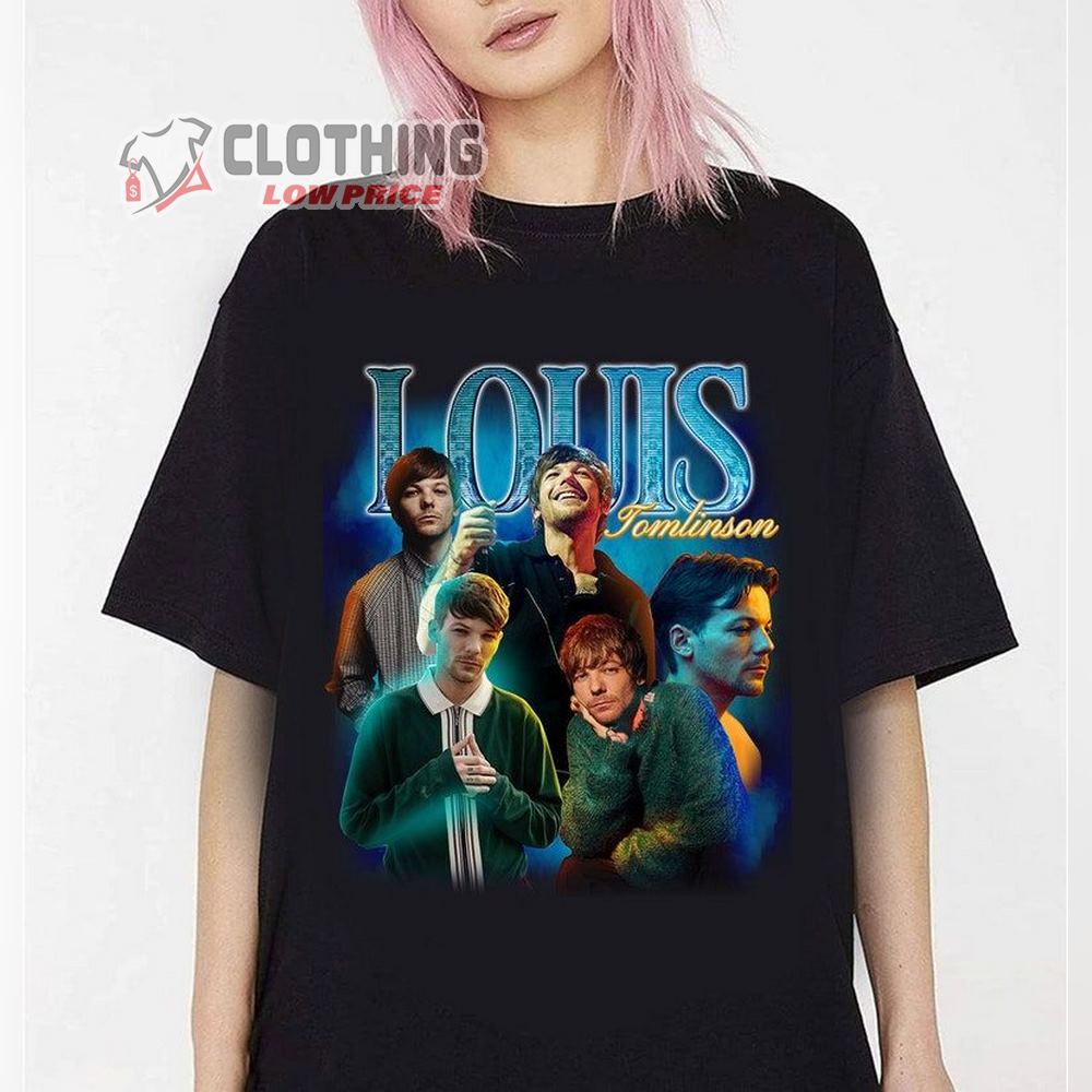 Vintage 90S Louis Tomlinson Shirt, Bootleg 90S Louis Tomlinson Vintage Music Retro Shirt, Vintage Louis Tomlinson Music Fan Y2K T-Shirt