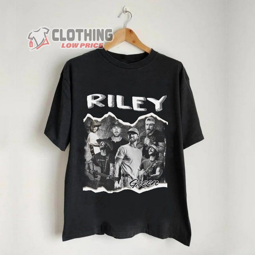 Vintage 90S Riley Green Top Songs Shirt, Retro Riley Green Bootleg Shirt, Retro Riley Green Graphic Shirt For Fan, Riley Green Gift Merch