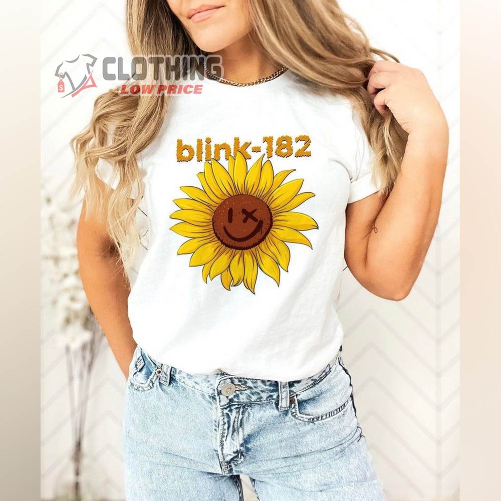 Vintage Arrow Smiley Blink 182 Shirt, Vintage Blink Shirt, Blink 182 Tour 2024, Blink 182 One More Time Tour Gift