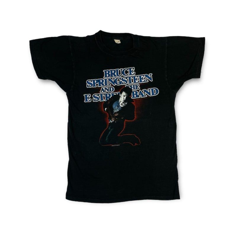 Vintage Bruce Springsteen & The E Street Band Born In The Usa 1984 Tour Tee Band Shirt Made In Usa Single Stitched Shirt