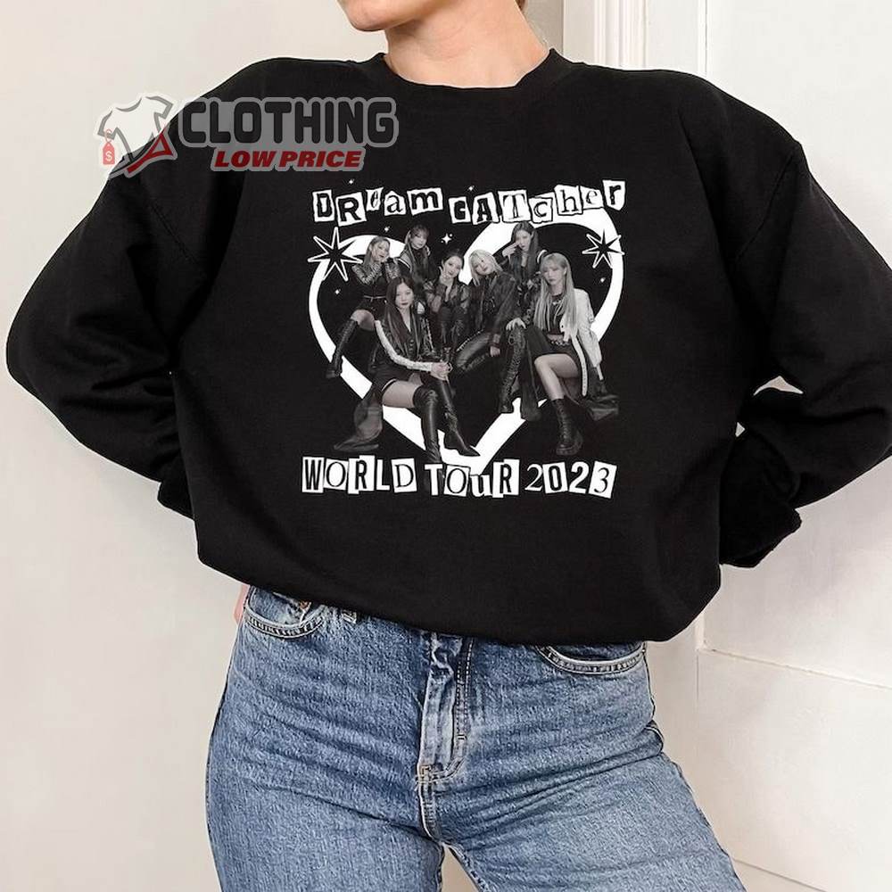 Vintage Dreamcatcher Members Shirt, Dreamcatcher Reason Makes Tour Shirts, Dreamcatcher World Tour Sweatshirt, Dreamcatcher Merch