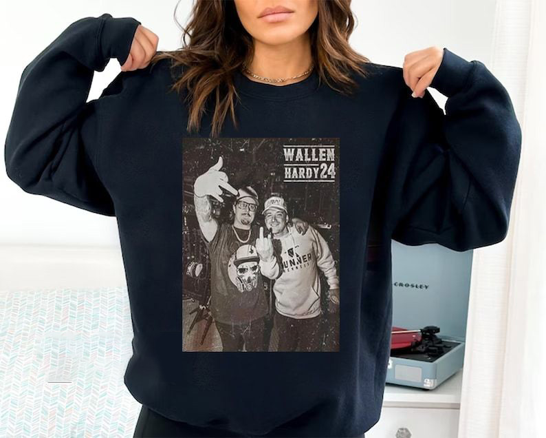 Vintage Hardy And Wallen T Shirt, Hardy And Wallen Sweatshirt, Hardy 2024 Country Music Fest, Vintage Hardy And Wallen, Morgan Wallen Shirt, Hardy Wallen Gift