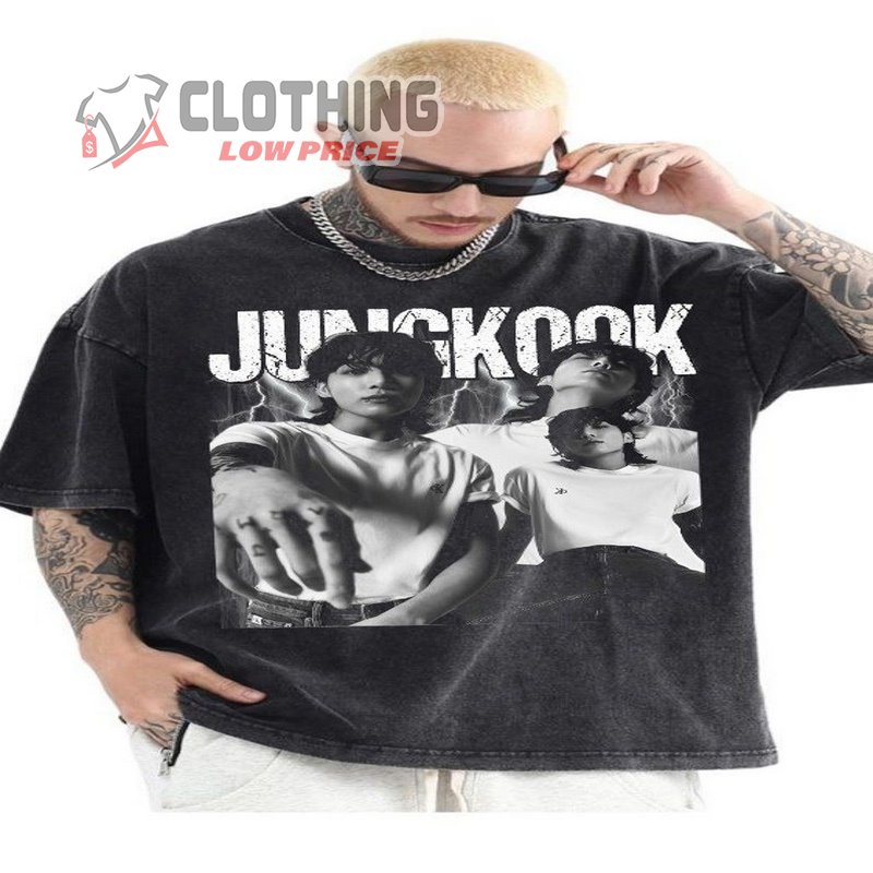 Vintage Jungkook 90S Bootleg Shirt, Jungkook Calvin Klein Bts Unisex T-Shirt, Jungkookie Graphic 90S Tshirt