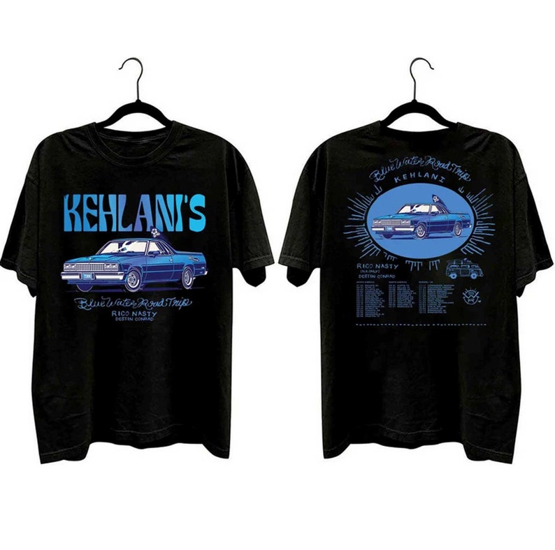 Vintage Kehlani Blue Water Road Trip Tour Dates 2022 Kehlani Concert 2022 T-Shirt