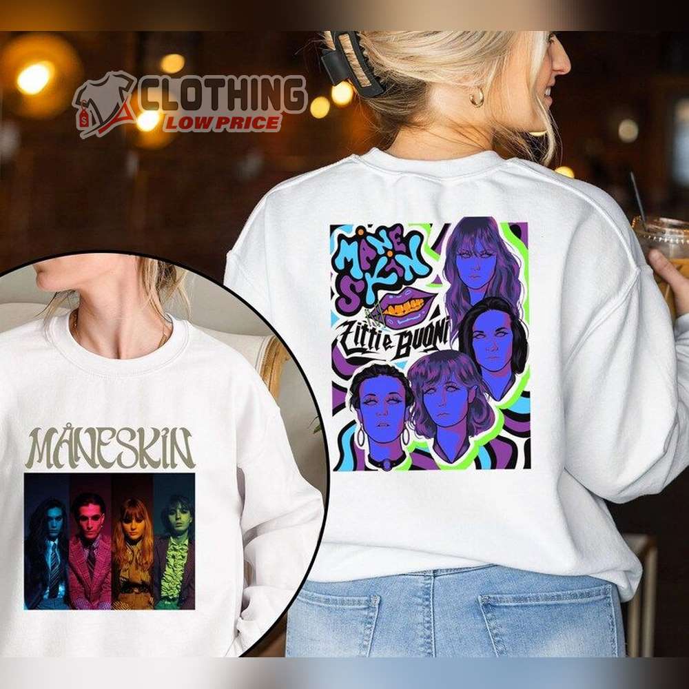 Vintage Maneskin Shirt, ManeskinTour 2022-2023 T-Shirt, M�neskin Rock Band Merch