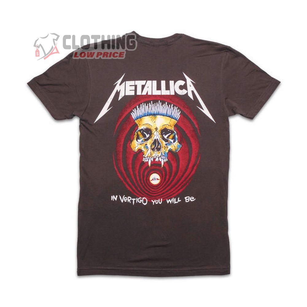 metallica in vertigo you will be t shirt