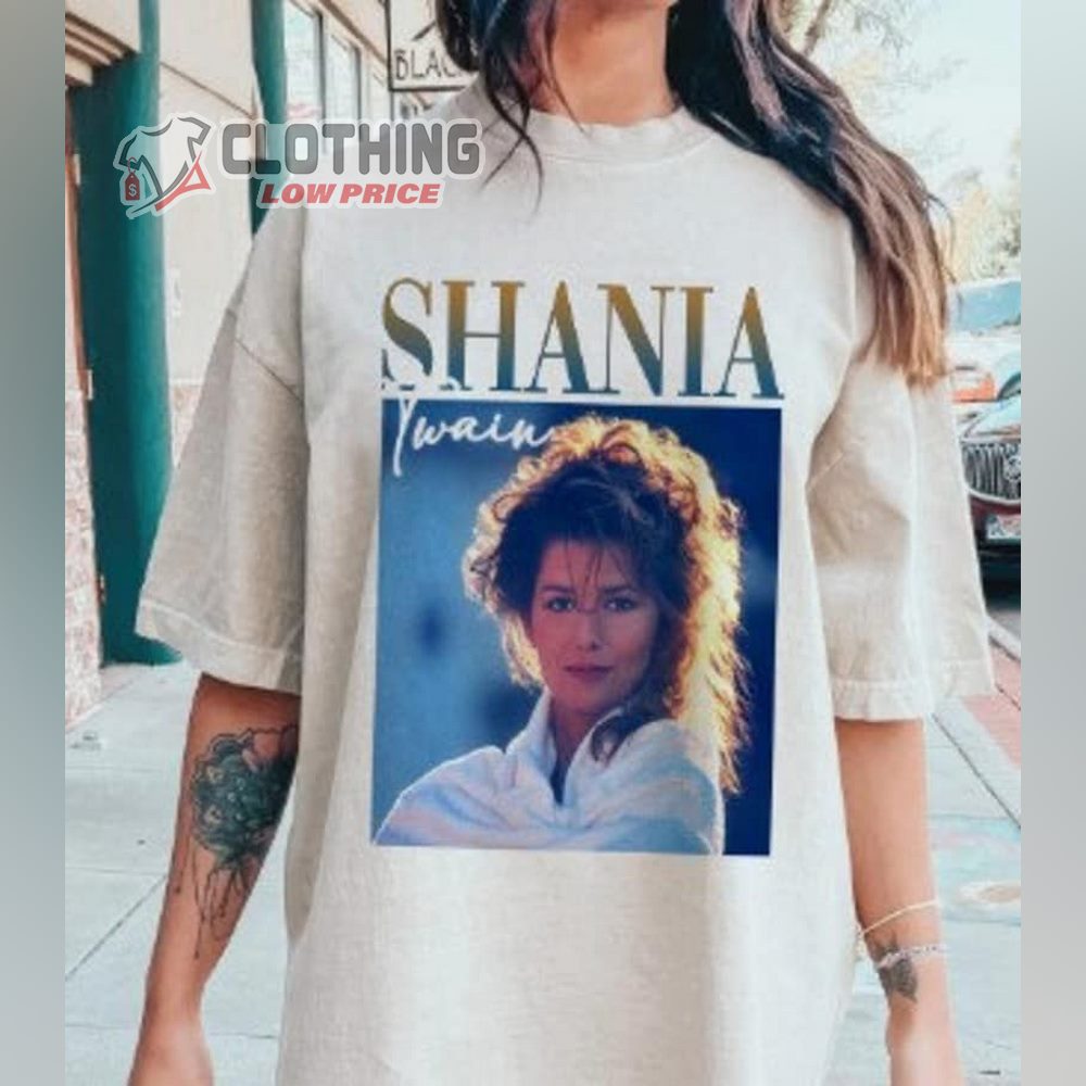 Vintage Shania Twain 90S T-Shirt, Shania Tour 2024 Merch, Retro Shania Twain Shirt, Shania Twain Fan Gift