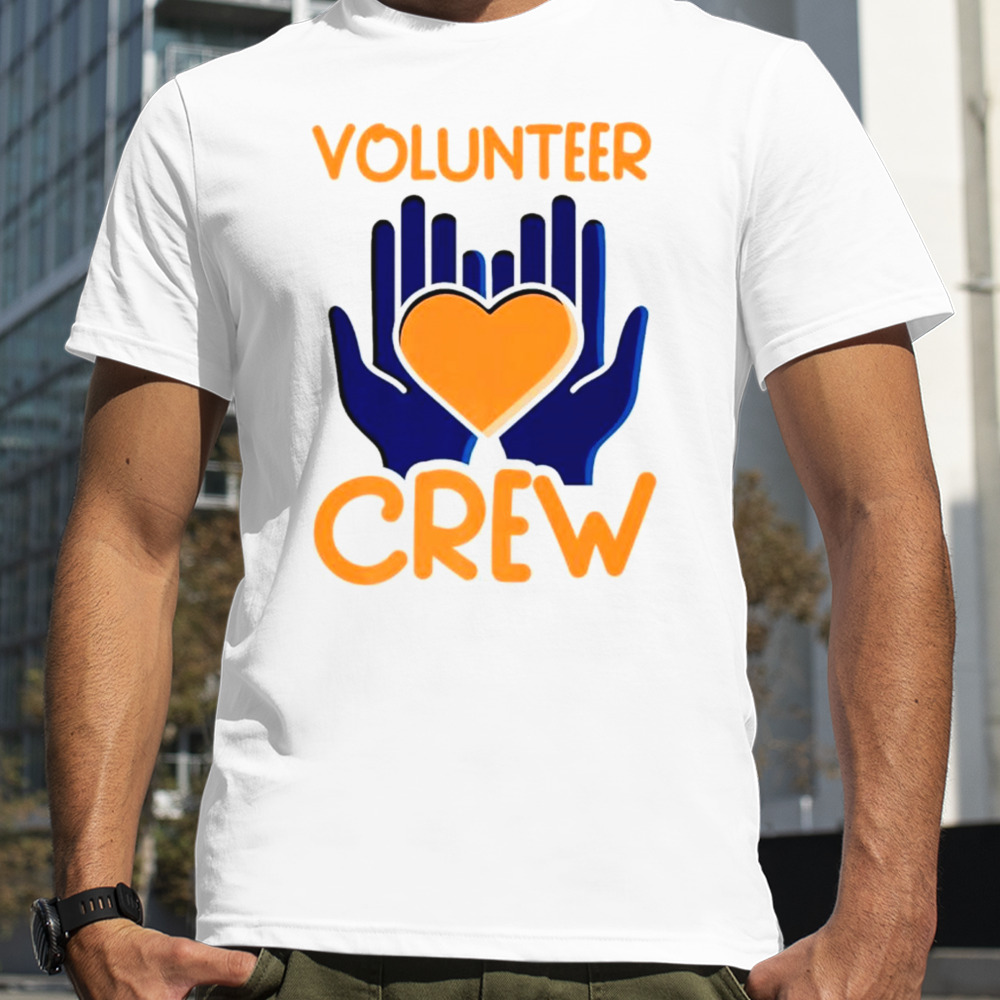 Volunteer crew volunteers volunteering unpaid job shirt