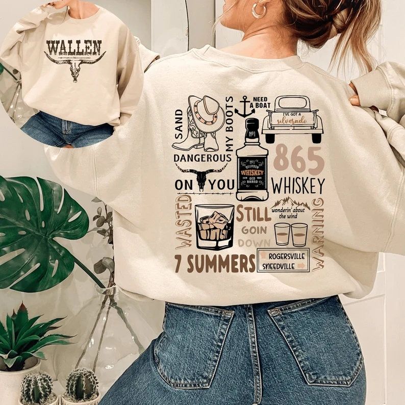 Wallen Western Sweatshirt, Morgan Wallen Shirt, Retro Wallen Western Sweatshirt, Vintage Wallen Shirt, Cowboy Girl T-Shirt, Morgan Gift