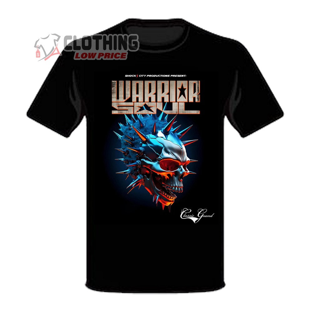 Warrior Soul Tour 2023 Merch, Warrior Soul Tour 2023 Skull Classic Grand T-Shirt