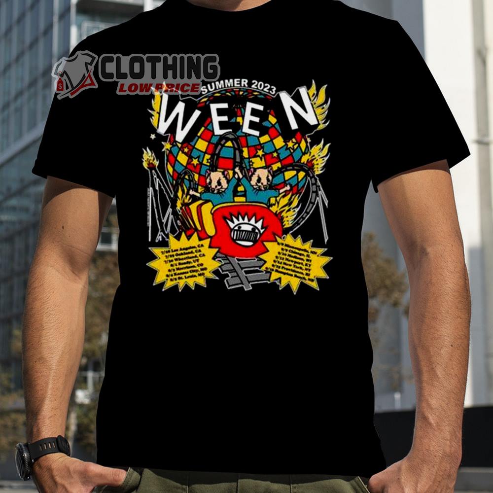 Ween US Summer Tour 2023 Merch, Ween Summer Tour Shirt, Ween World Tour 2023 Tickets T-Shirt