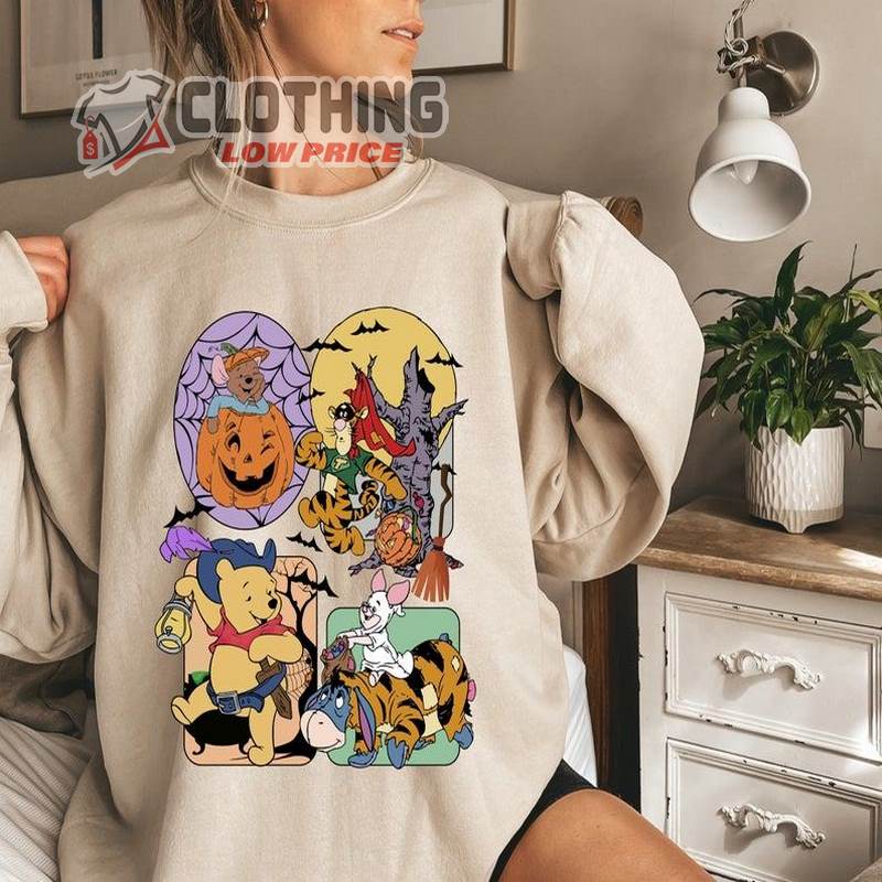 Winnie The Pooh Halloween Shirt, Funny Pooh Halloween Shirt,Disneyland Halloween Family Shirt