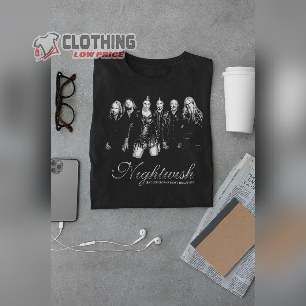 Within Temptation Nightwish Shirt, Within Temptation Nightwish Tour 2023 T-Shirt, Within Temptation Rock Band Members Unisex Short Sleeve Tee