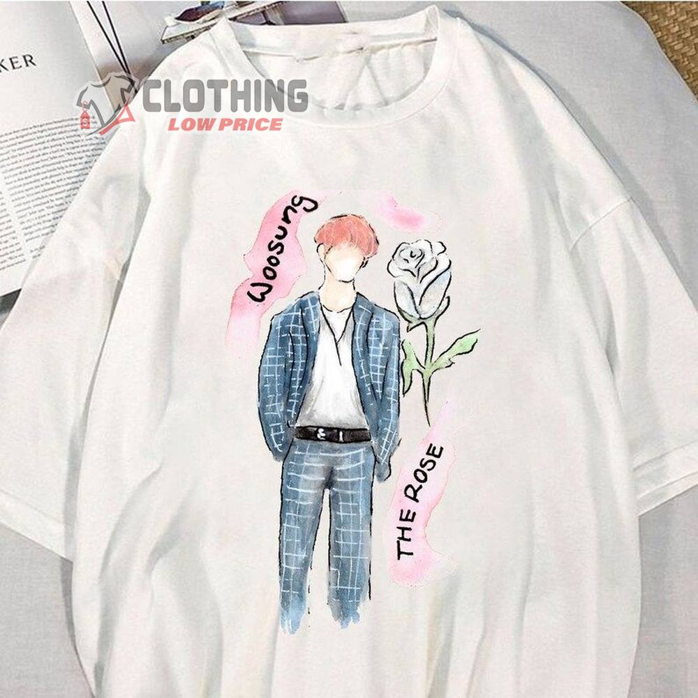 Woosung The Rose Fanart Unisex T-Shirts, Dual Rock Album The Rose Shirt, The Rose Tour 2023 Sweatshirt, The Rose Dawn To Dusk Tour Tee Merch