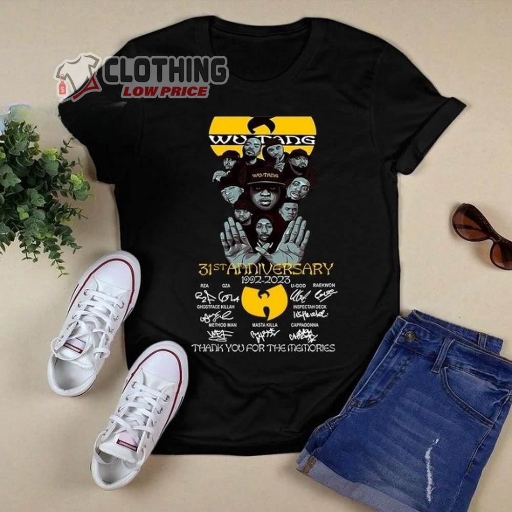 Wu Tang Clan 31st Anniversary Shirt, Music Wu Clan Shirt, Music Wu-Tang Clan Band Shirt