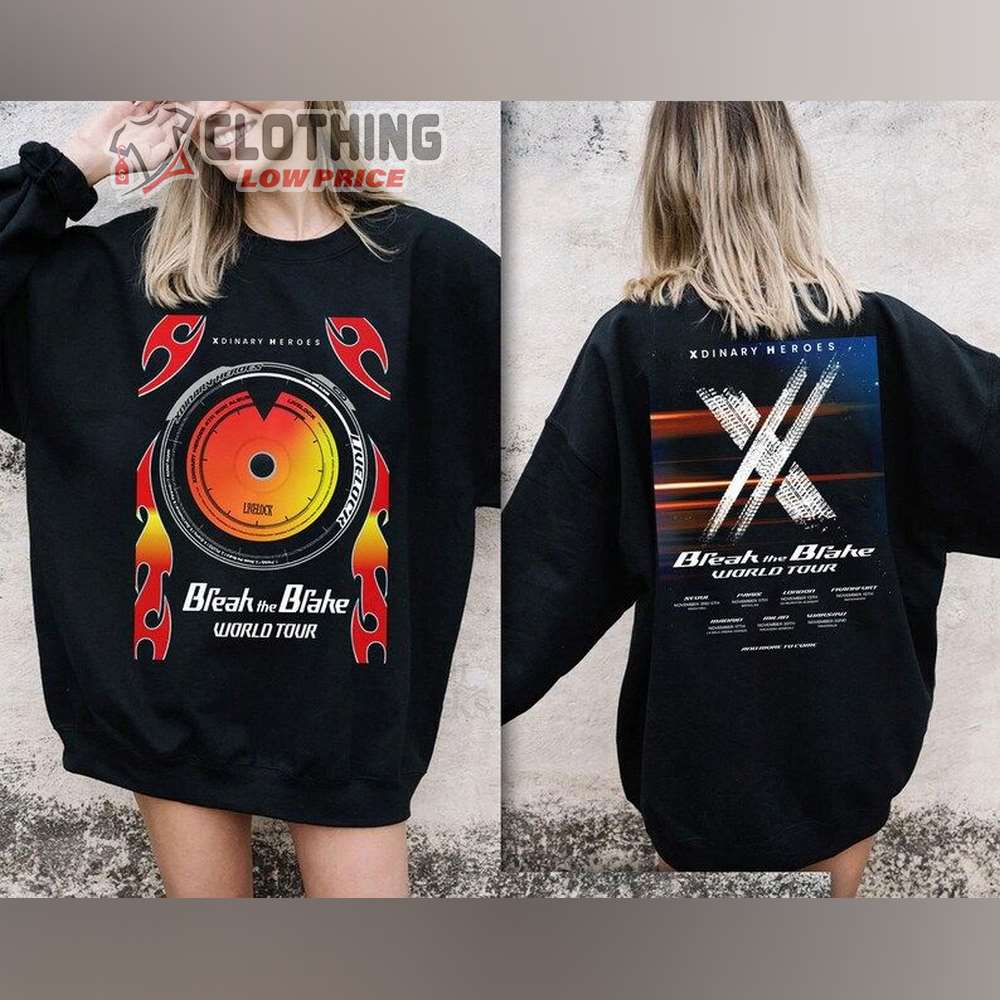 Xdinary Heroes Break The Brake World Tour 2023 Merch, Xdinary Heroes Live Lock Album Shirt, Xdinary Heroes World Tour Tickets Hoodie