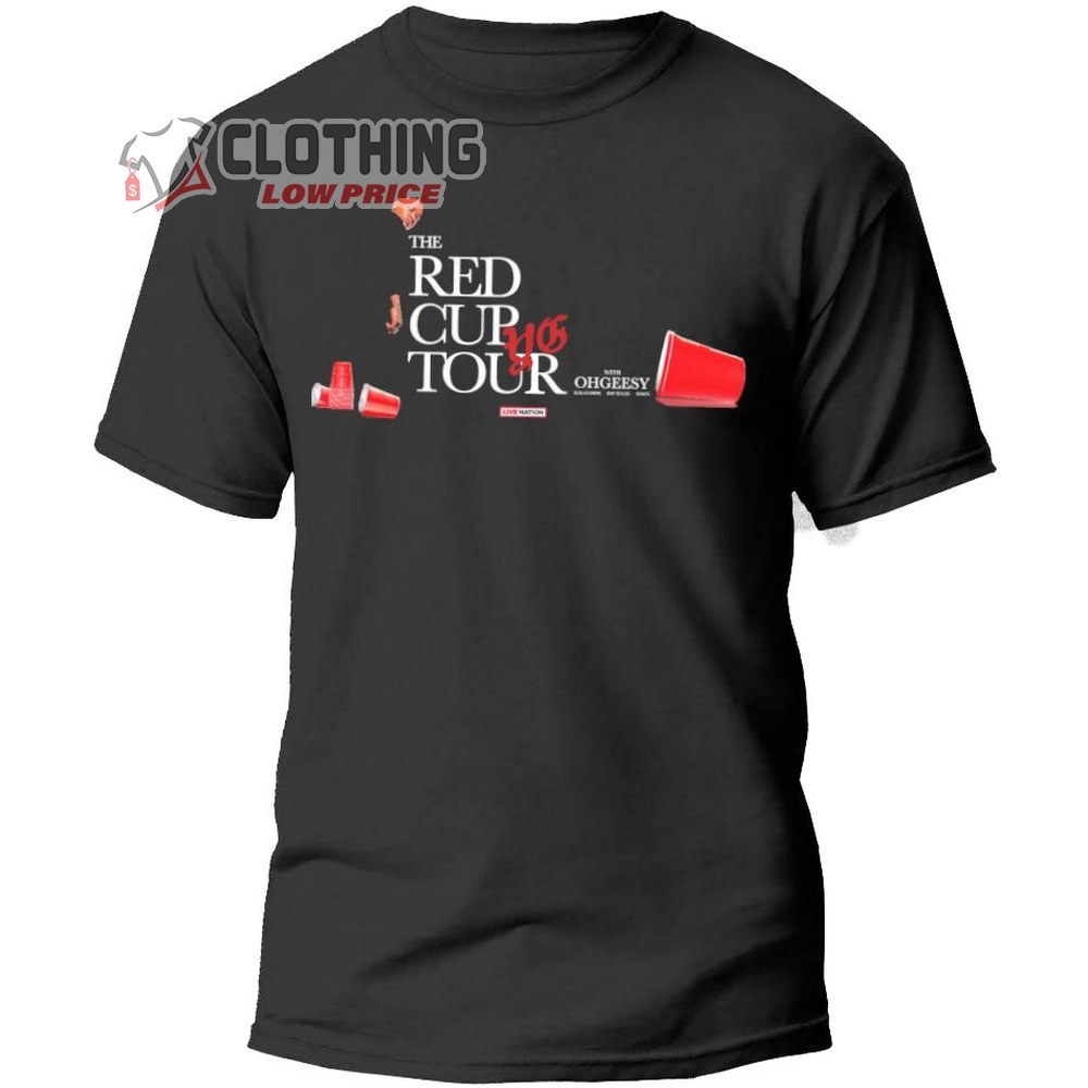 YG The Red Cup Tour 2023 Merch YC World Tour 2023 Shirt YC Rapper Music Tour 2023 T-Shirt