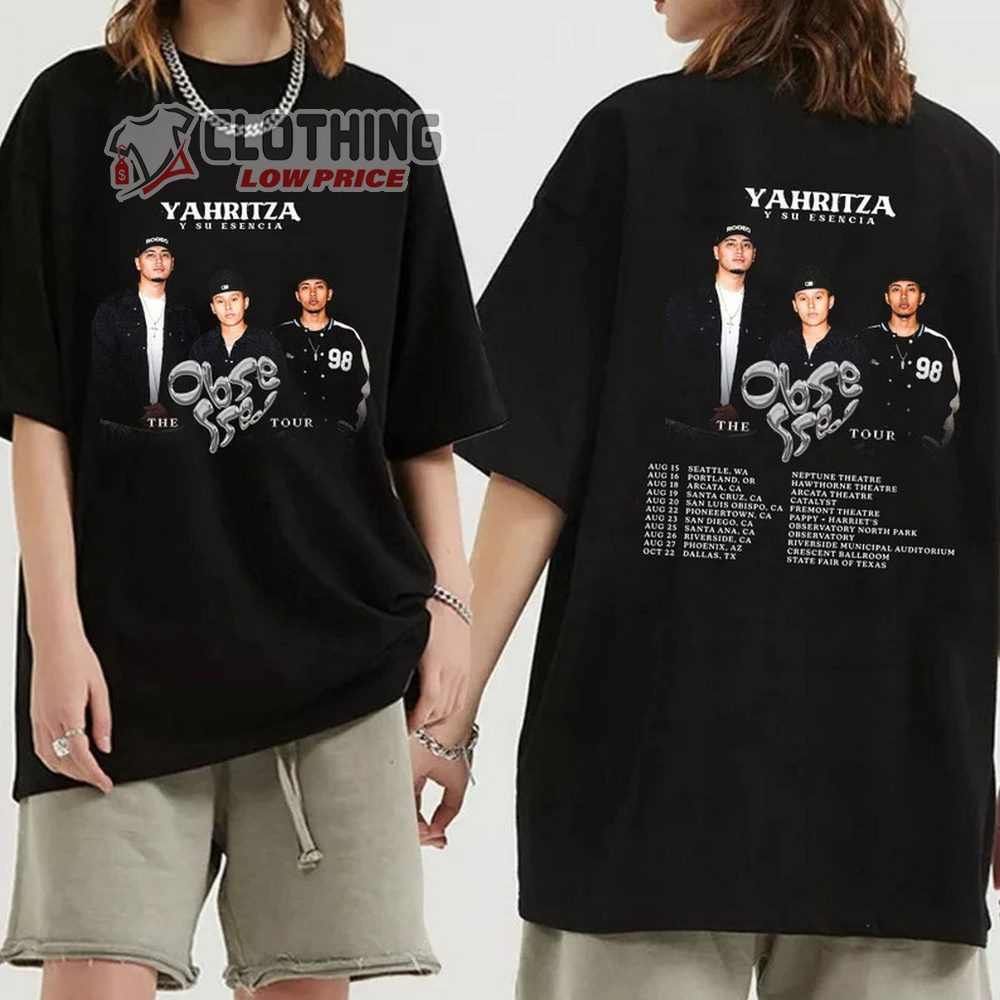 Yahritza Y Su Esencia Obsessed Tour 2023 Tickets Merch, Yahritza Y Su Esencia Songs Shirt, Yahritza Y Su Esencia 2023 Concert T-Shirt