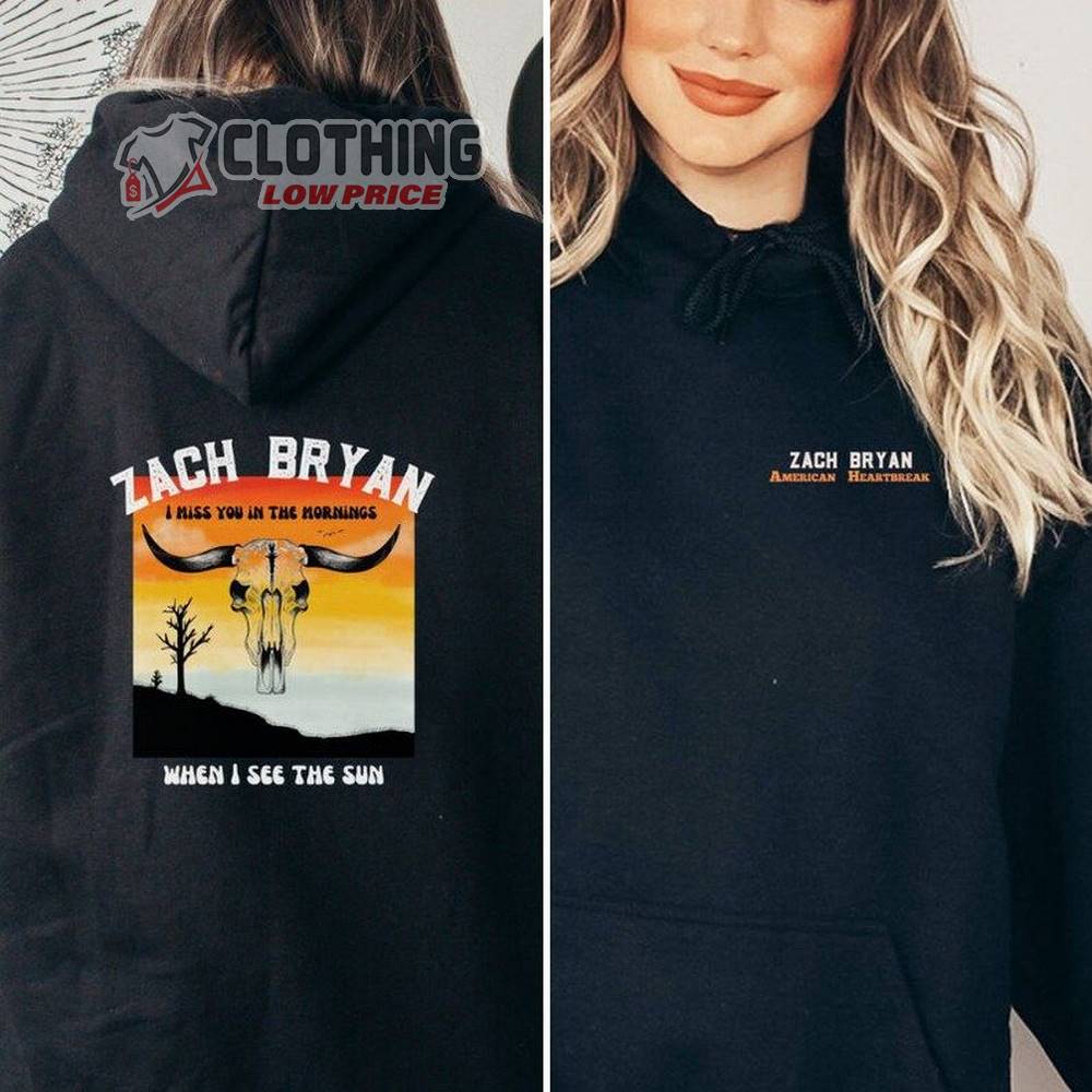 Zach Bryan Cowboy Hoodie, Zach Bryan Western Shirt, Something In The Orange Zach Bryan Merch