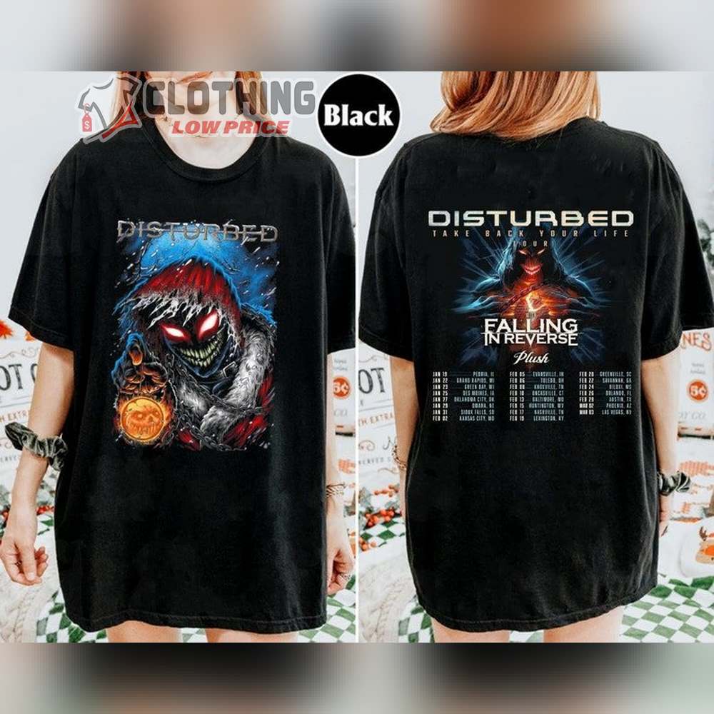 Disturbed 2024 Tour Ticket Presale Tee Merch, Disturbed Band 2024 Album