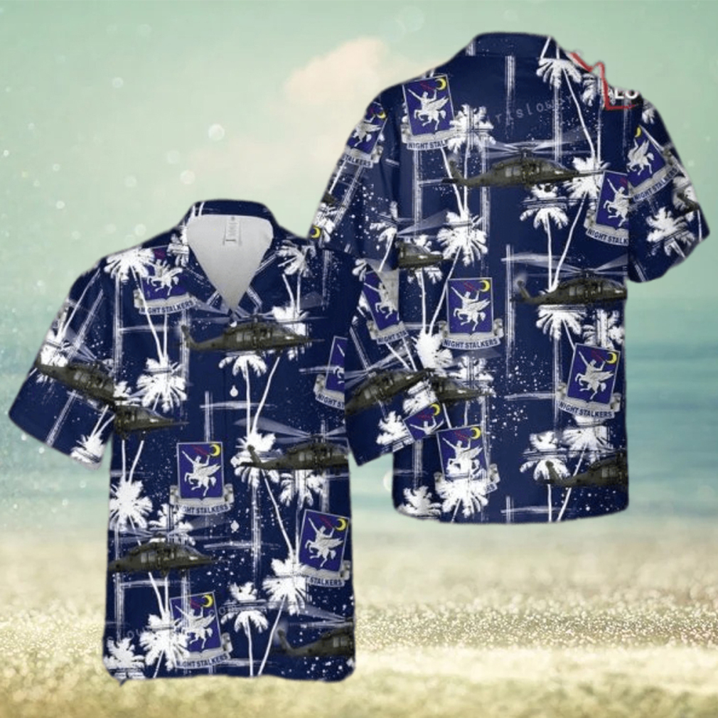 160th Special Operations Aviation Regiment Sikorsky Uh 60 (mh 60m) Hawaiian Shirt Outfit - Limotees