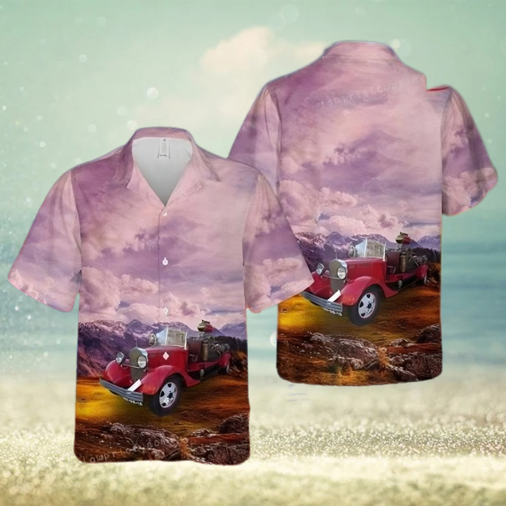 1929 Chevrolet Firebrigade Button Up Hawaiian Shirt - Limotees