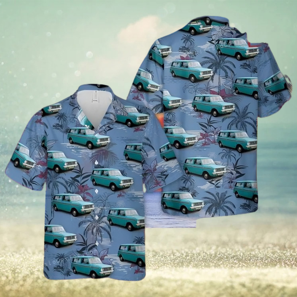 1971 Mini Clubman Estate Hawaiian Shirt Man - Limotees