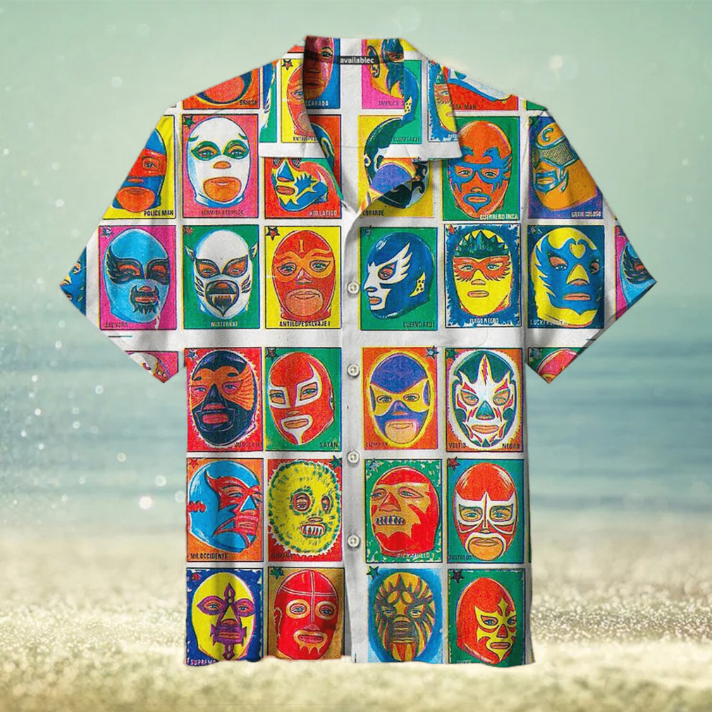 1995 Masked Wrestler Retro Hawaiian Shirt – Thoughtful Personalized Gift For The Whole Family - Limotees