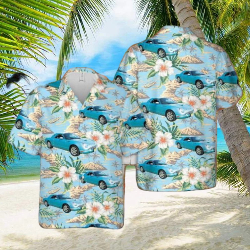 2002 Ford Thunderbird Convertible Hawaiian Shirt - Limotees