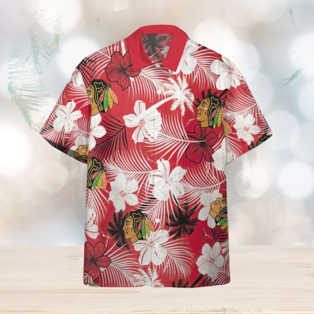 3D NHL Chicago Blackhawks Custom Hawaii Shirt Style Gift For Men And Women - Limotees