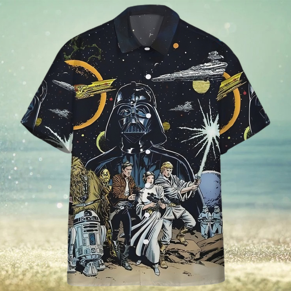 3D Star Wars As Long As Theres Light Custom Short Sleeves Shirt - Limotees