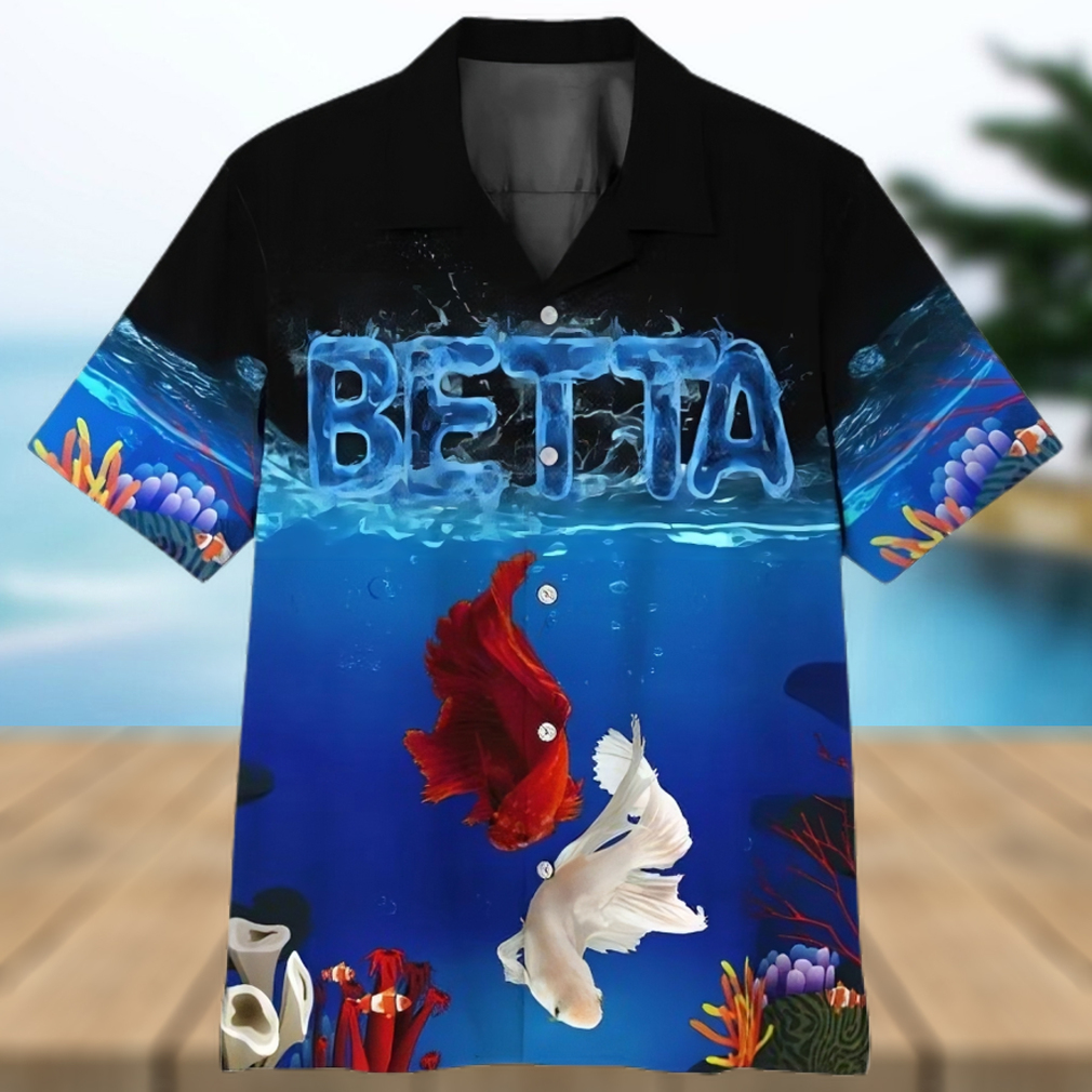 3d Betta Fish Hawaiian Shirt Cheap - Limotees