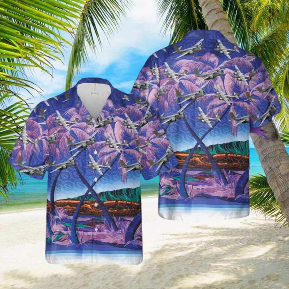 A 26 Invader US Air Force Summer Beach Gift 3D Hawaiian Shirt - Limotees