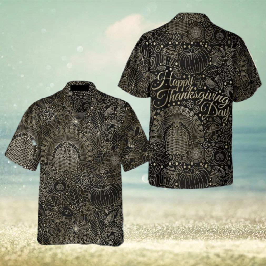 A Luxury Thanksgiving Day 3D Hawaiian Shirt Beach Summer For Men And Women Gift hawaiian shirt - Limotees