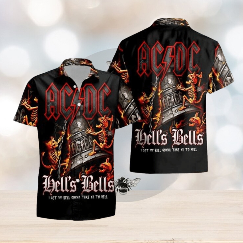 ACDC Music Lover I Got My Bell Gonna Take Ya To Hell ACDC Hawaiian Shirt - Limotees