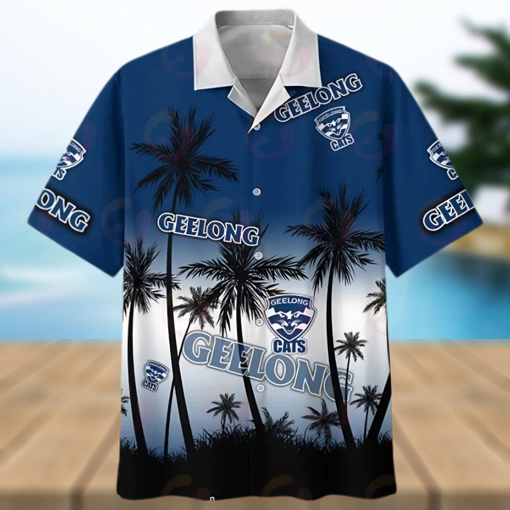 AFL Geelong Cats New Hawaiian Shirt For Fans – Limited Edition - Limotees