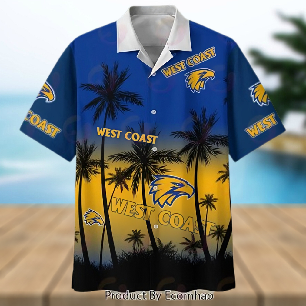 AFL West Coast Eagles New Hawaiian Shirt For Fans – Limited Edition - Limotees