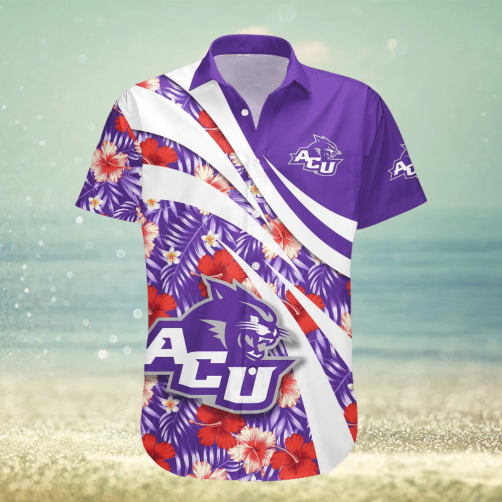 Abilene Christian Wildcats Hawaii Shirt Hibiscus Sport Style – NCAA - Limotees