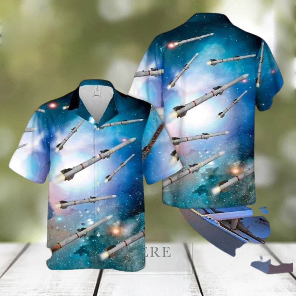 Aim 120 Amraam Air To Missile Hawaiian Shirt - Limotees