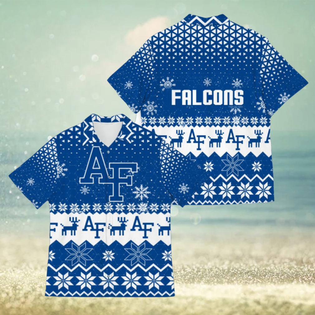 Air Force Falcons Sports Football American Ugly Christmas Hawaiian Shirt - Limotees