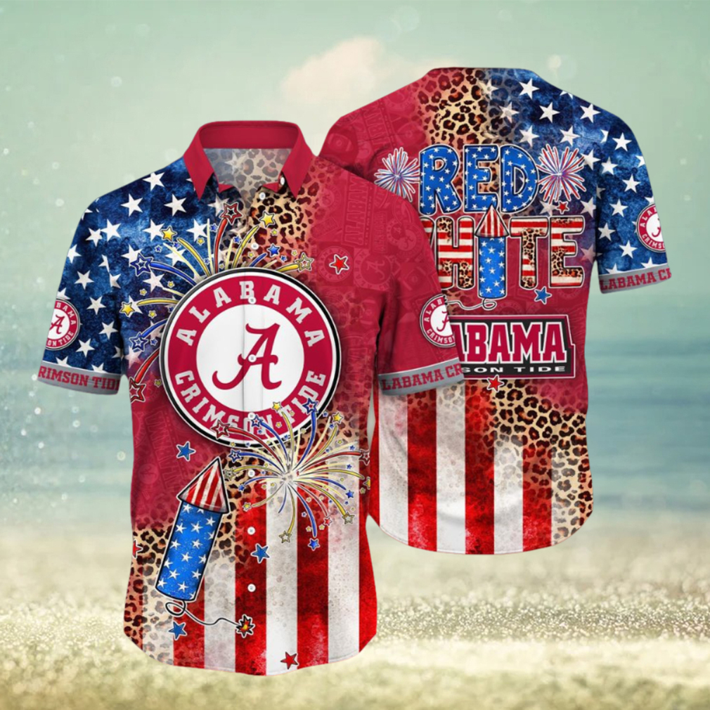 Alabama Crimson Tide NCAA1 Hawaii Shirt Independence Day - Limotees