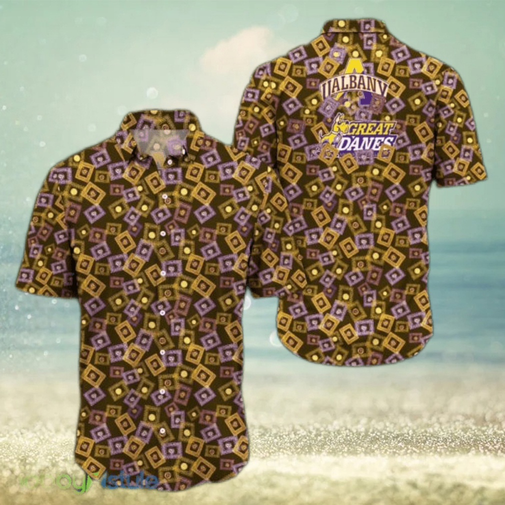 Albany Great Danes Short Sleeve Film Pattern Hawaiian Shirt For Men And Women - Limotees