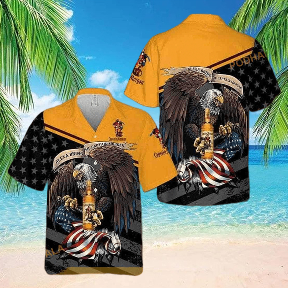 Alexa Bring Me Captain Morgan Funny Hawaiian Shirt - Limotees