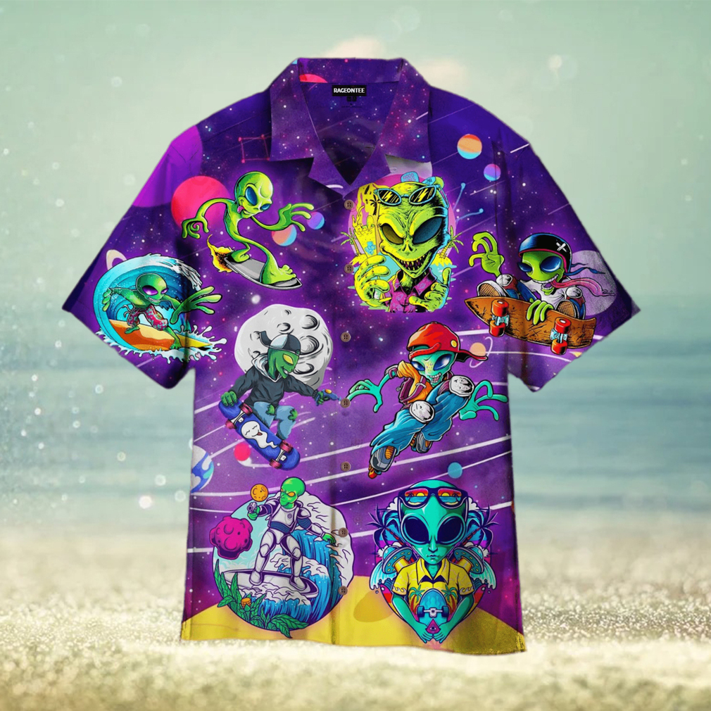 Aliens Summer Hawaiian Shirt - Limotees