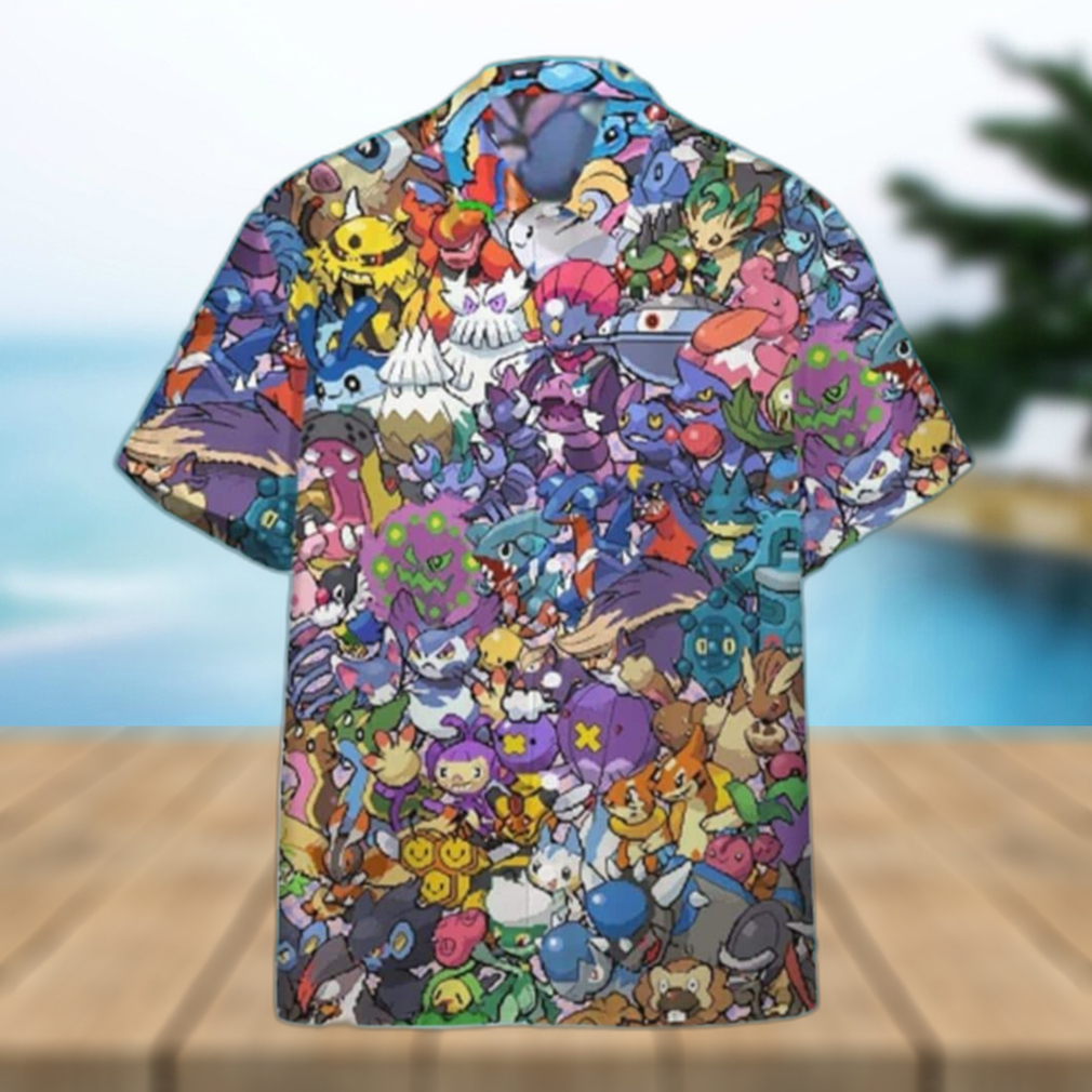 All The Pokemon That You Would Know Pokemon Hawaiian Shirt Summer Vacation Gift - Limotees