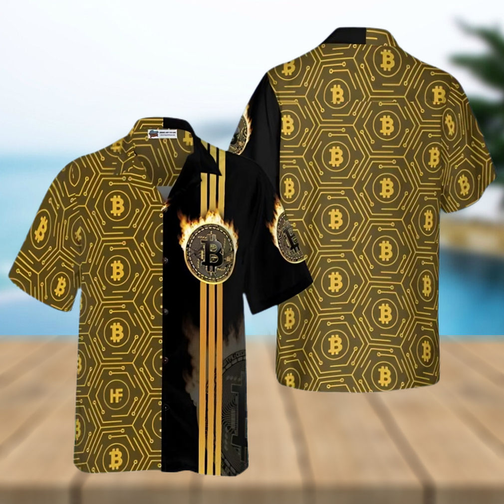 Aloha Bitcoin Flame Hawaiian Shirt - Limotees