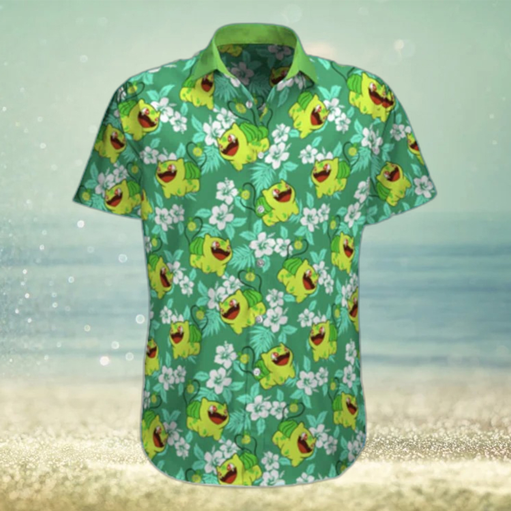 Aloha Bulbasaur Pokemon Hawaiian Shirt Summer Gift For Friend - Limotees